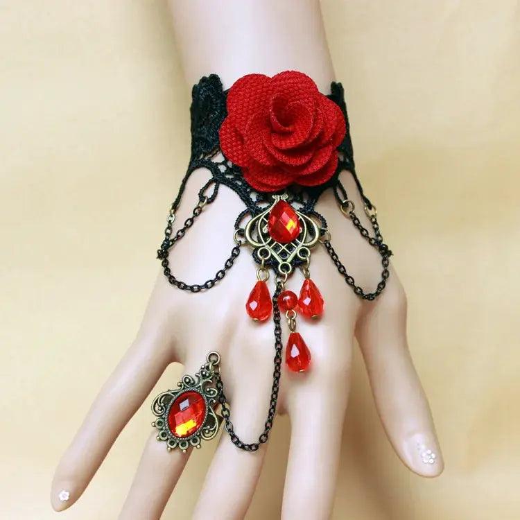  Gothic Steampunk Lace Cuff Fingerless Glove Warmer Pro -  ToylandEU™