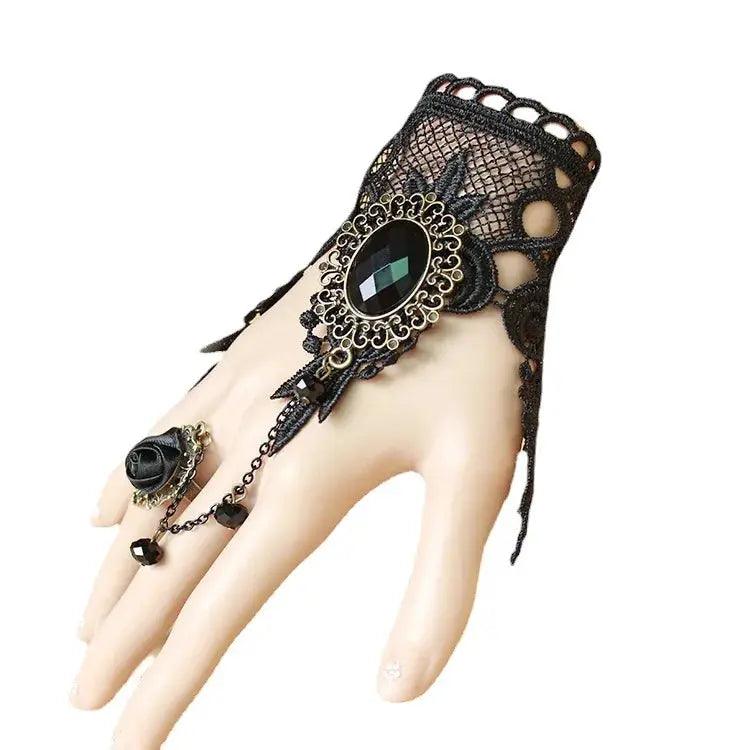  Gothic Steampunk Lace Cuff Fingerless Glove Warmer Pro -  ToylandEU™