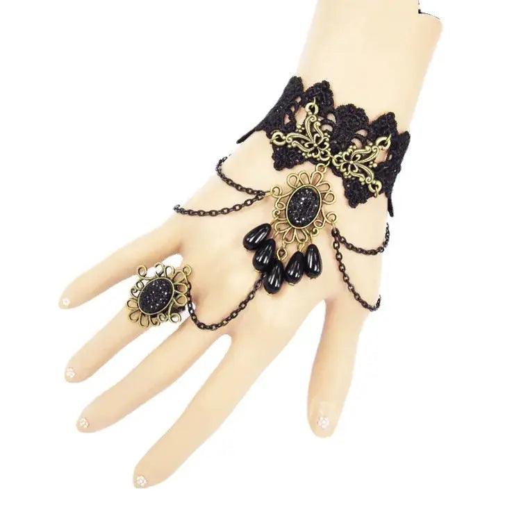  Gothic Steampunk Lace Cuff Fingerless Glove Warmer Pro -  ToylandEU™