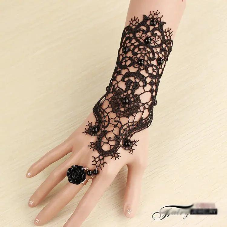  Gothic Steampunk Lace Cuff Fingerless Glove Warmer Pro -  ToylandEU™