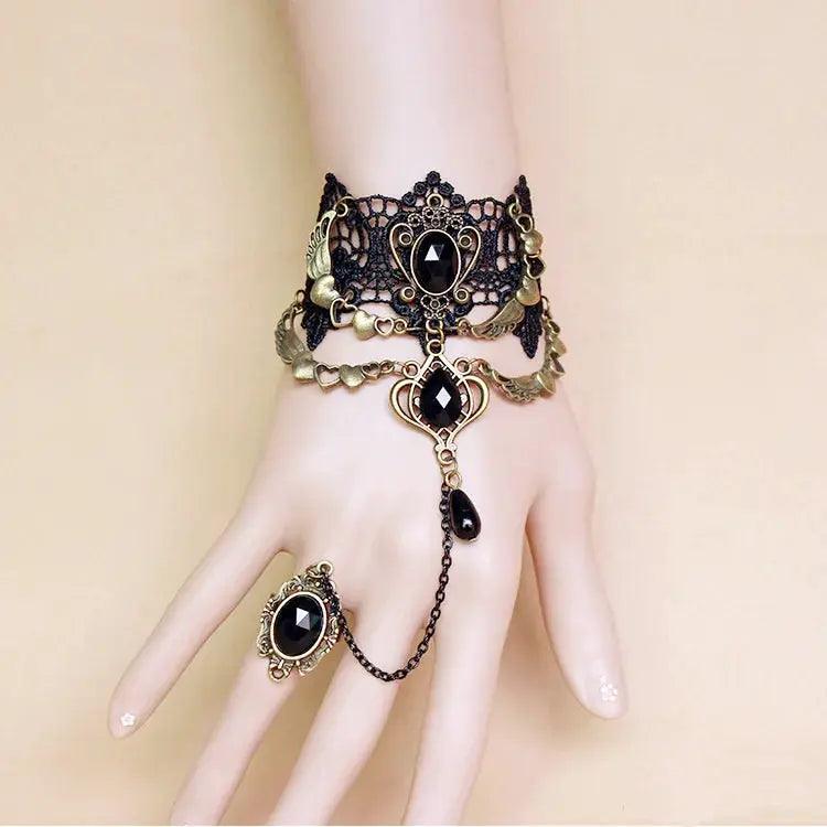 Gothic Steampunk Lace Cuff Fingerless Glove Warmer Pro -  ToylandEU™