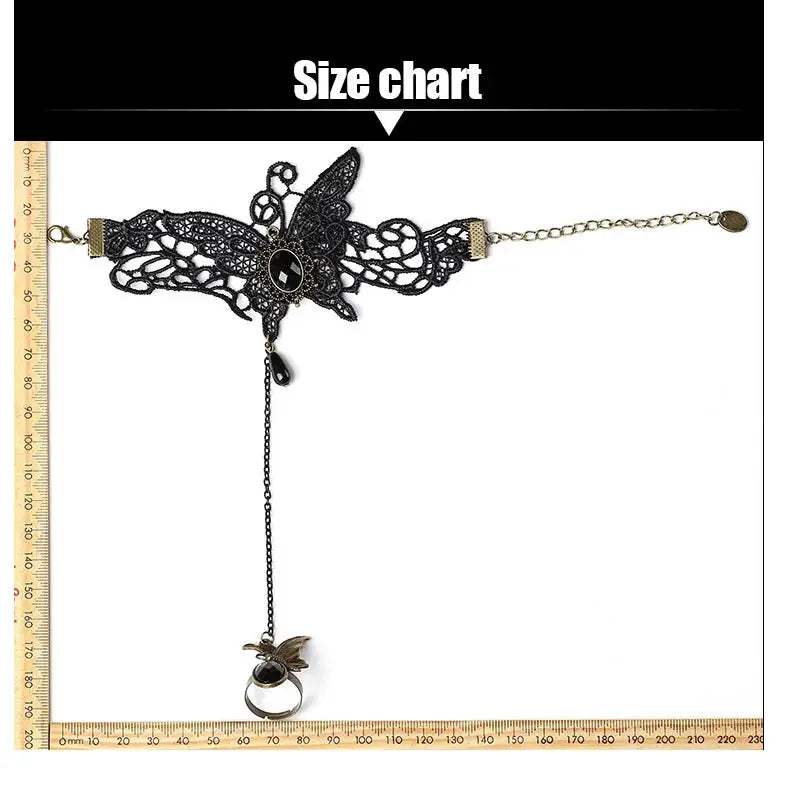  Gothic Steampunk Lace Cuff Fingerless Glove Warmer Pro -  ToylandEU™