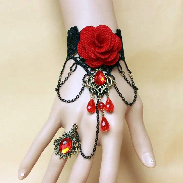  Gothic Steampunk Lace Cuff Fingerless Glove Warmer Pro -  ToylandEU™