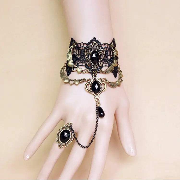  Gothic Steampunk Lace Cuff Fingerless Glove Warmer Pro -  ToylandEU™