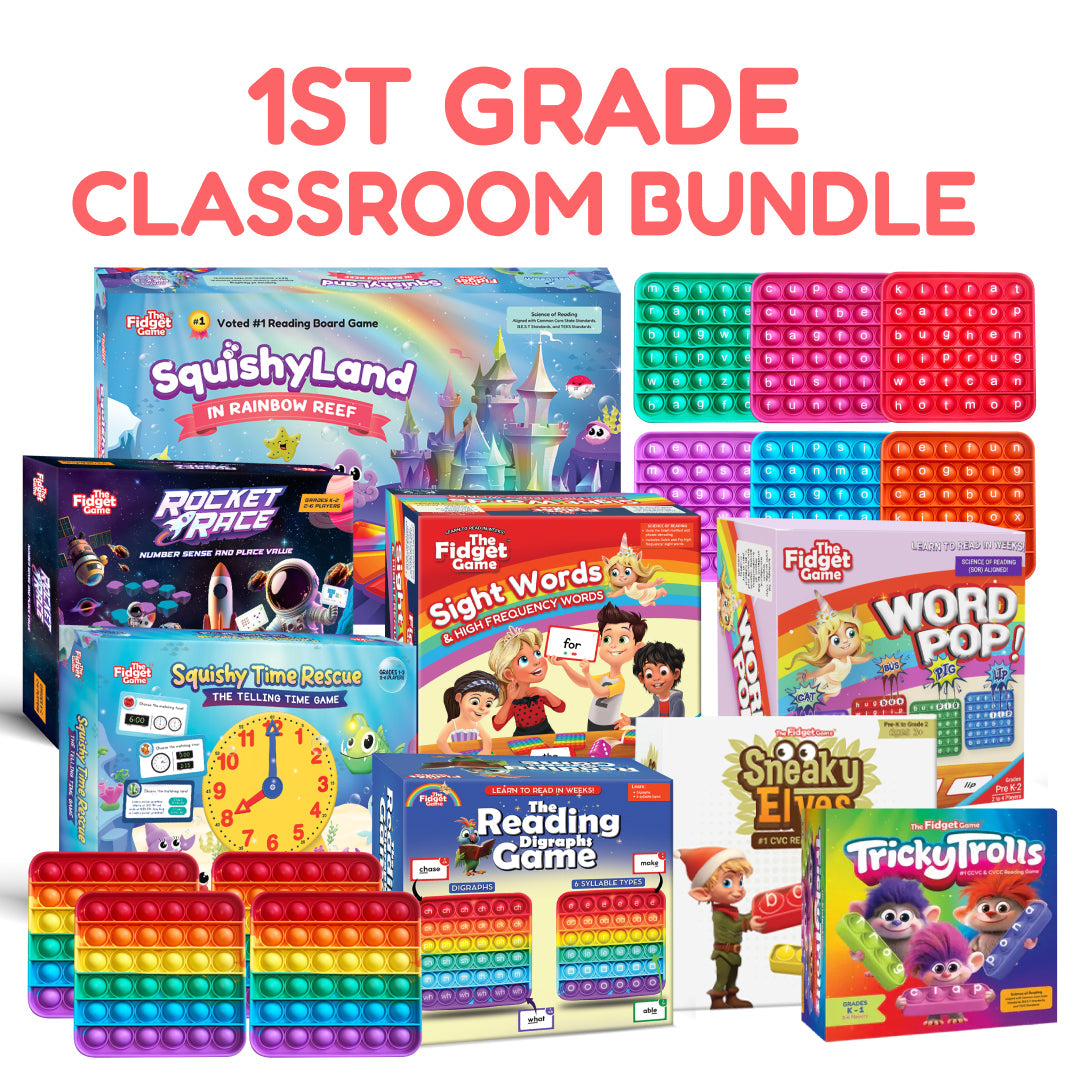 Educational Games | Grade 1 Level | Math Reading Kits | Classroom Use