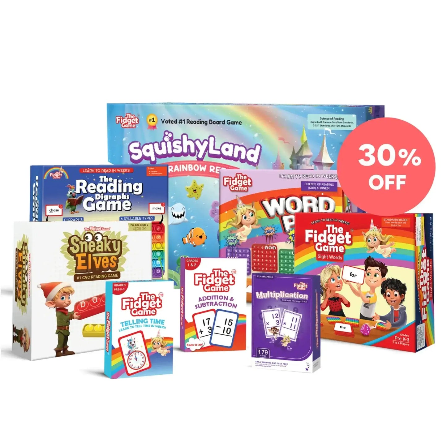 Grade 1 Reading Bundle For Confident Learners And Problem Solvers - The Fidget Games