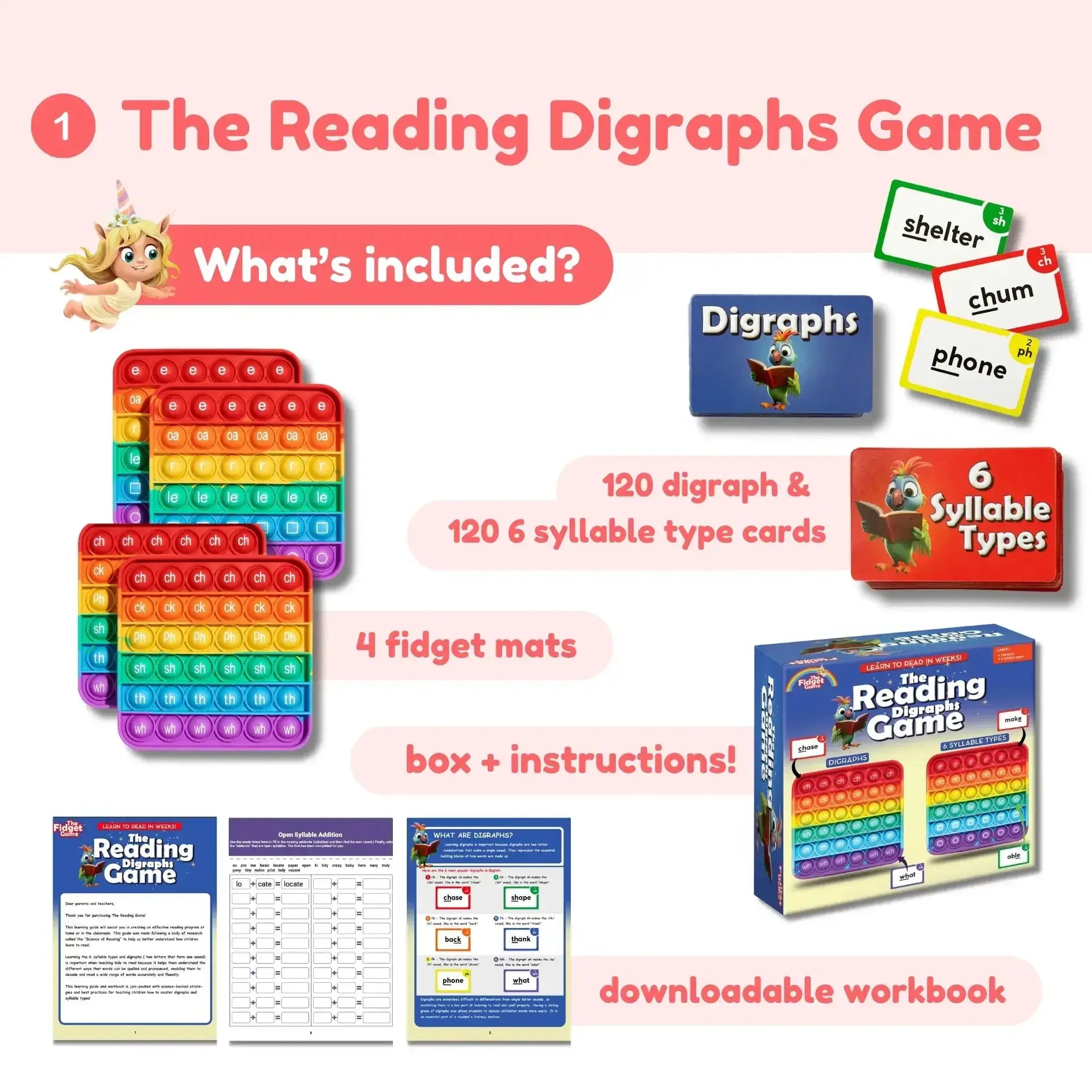 Grade 1 Reading Bundle For Confident Learners And Problem Solvers - The Fidget Games
