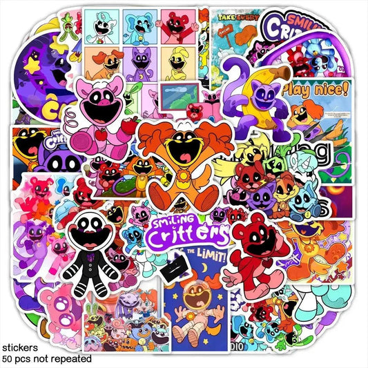 Graffiti Stickers 54 Pcs Smiling Critters Versatile -  ToylandEU™