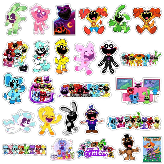  Graffiti Stickers 54 Pcs Smiling Critters Versatile -  ToylandEU™