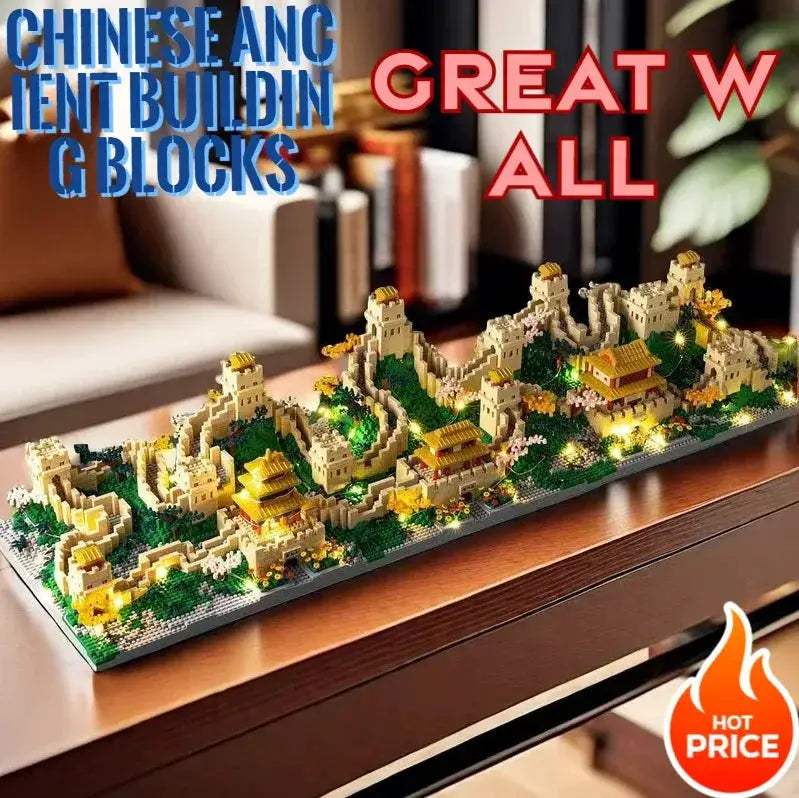 Great Wall Building Block Set 2412 Pieces For Creative Learning - ToylandEU