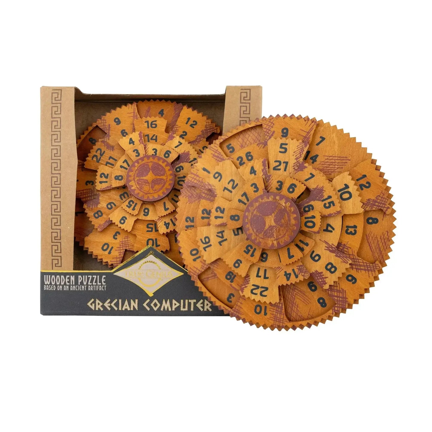 Grecian Computer Mathematical Dial Puzzle Sharp Minds - ToylandEU