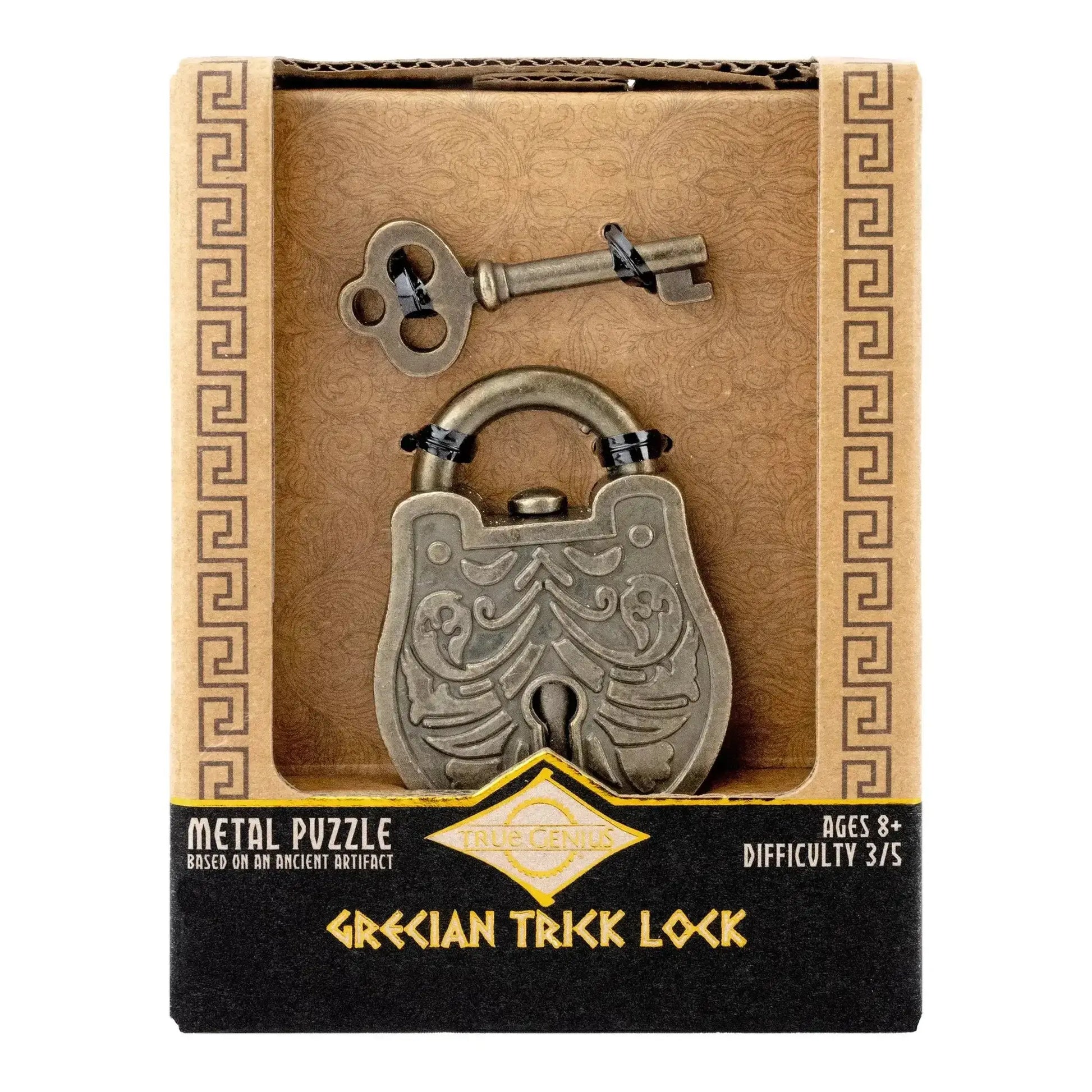 Grecian Trick Lock Challenge With Theodorus Key Unlock Secrets - ToylandEU