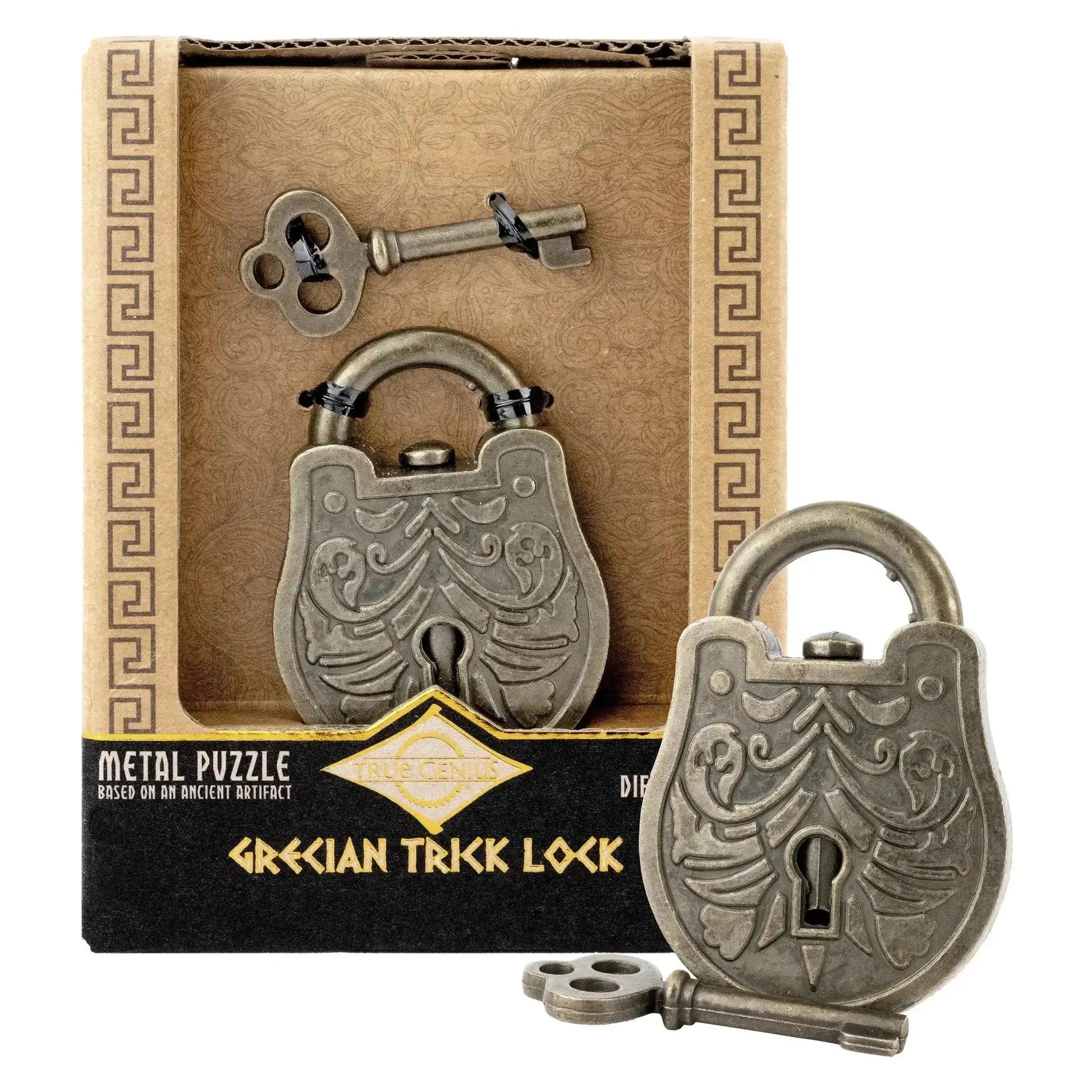 Grecian Trick Lock Challenge With Theodorus Key Unlock Secrets - ToylandEU
