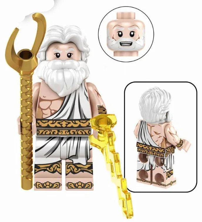 Greek Thunder God Custom Minifig - ToylandEU