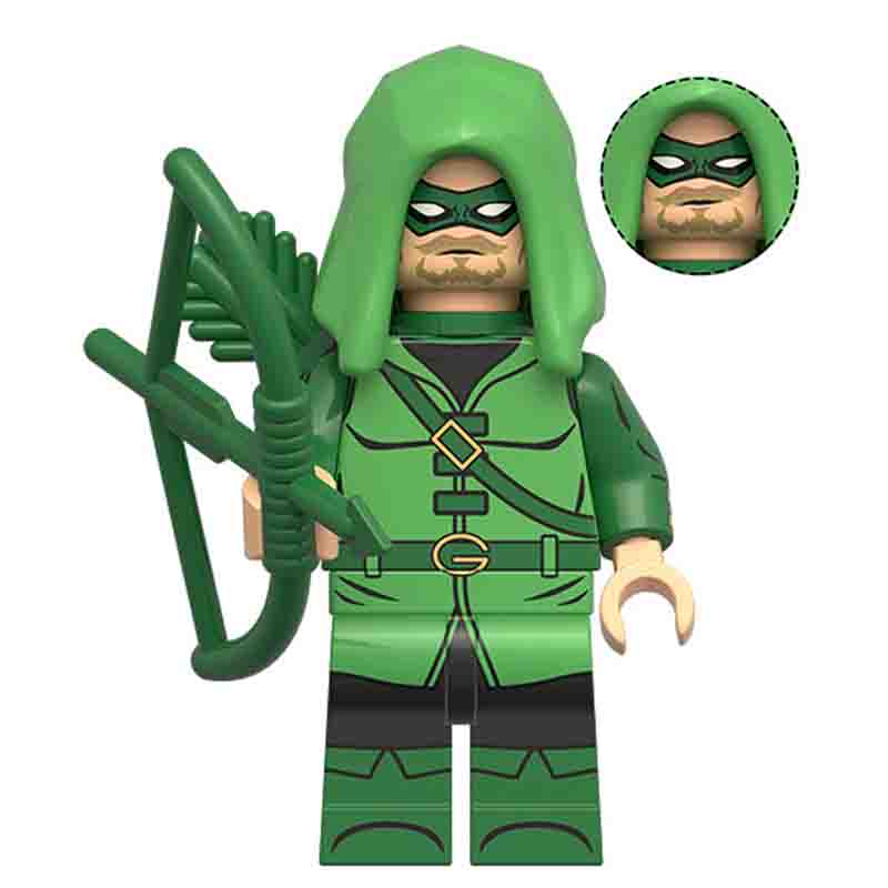 Green Arrow Minifigure | LEGO Compatible | Toylandeu™