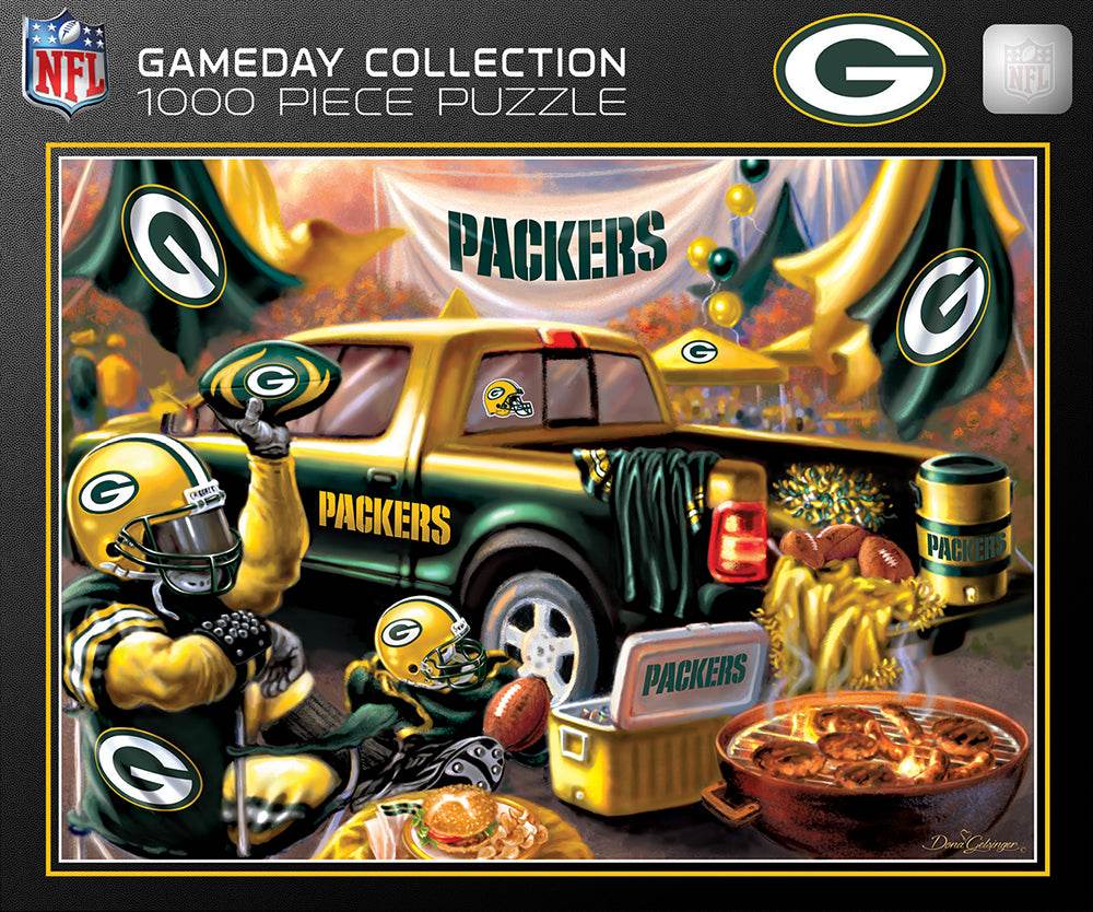 Green Bay Packers 1000 Piece Gameday Puzzle Recycled - ToylandEU