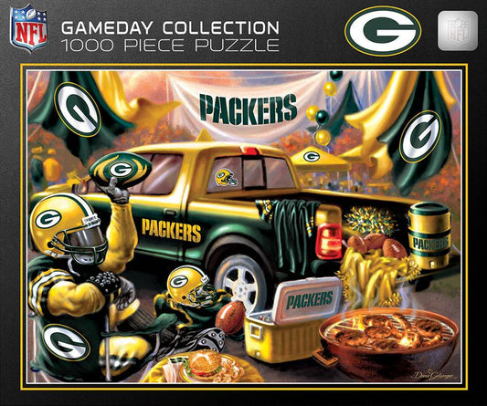 Green Bay Packers 1000 Piece Gameday Puzzle Recycled - ToylandEU