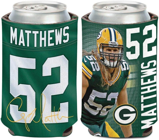 Green Bay Packers Can Cooler Clay Matthews Design USA - ToylandEU