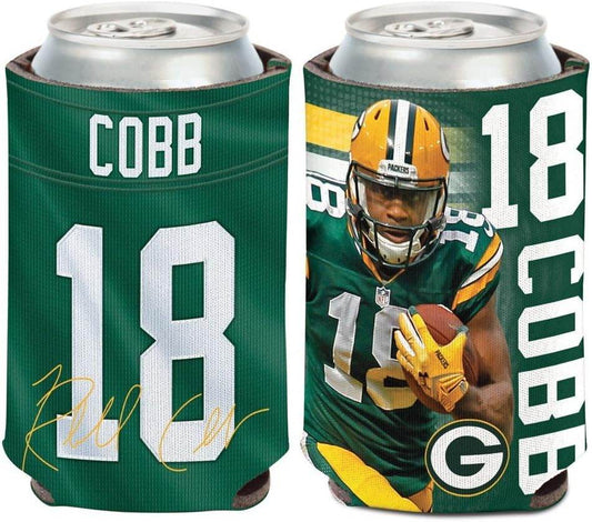 Green Bay Packers Can Cooler Randall Cobb Design 12 Oz - ToylandEU