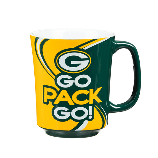 Керамична чаша за кафе Green Bay Packers 14oz с подходяща кутия - ToylandEU