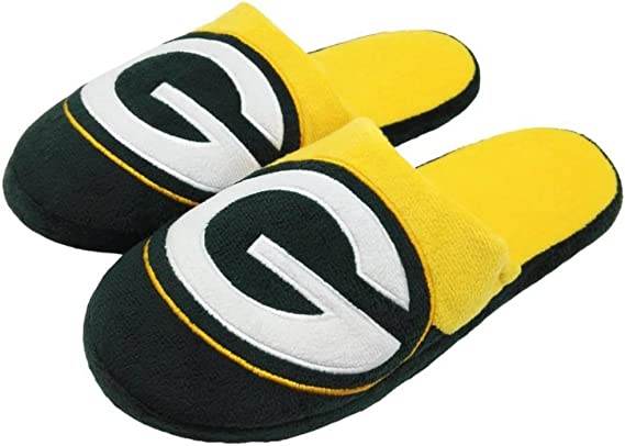 Green Bay Packers Colorblock Slipper Slide Size Large - ToylandEU