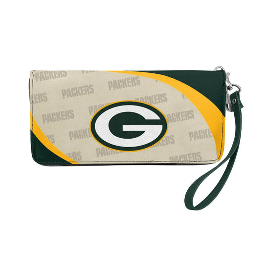 Green Bay Packers Curve Wallet Organizer Wristlet Style - ToylandEU
