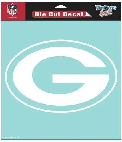  Green Bay Packers Decal 8x8 Die Cut White -  ToylandEU™