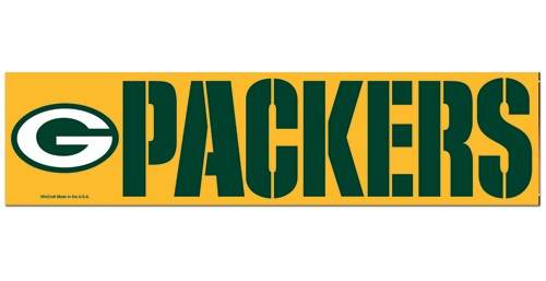 Green Bay Packers Decal Bumper Sticker - ToylandEU