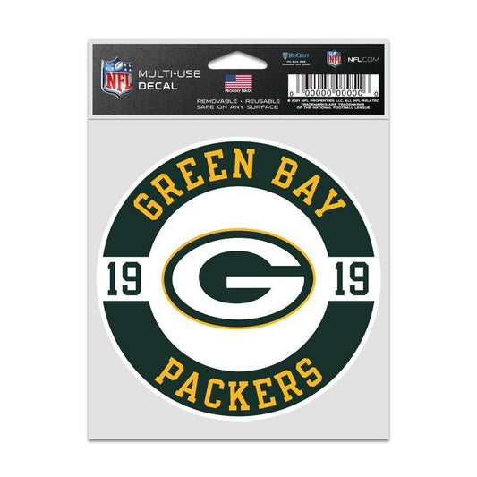 Green Bay Packers Decal Patch 3.75x5 Inches Fan Wincraft - ToylandEU
