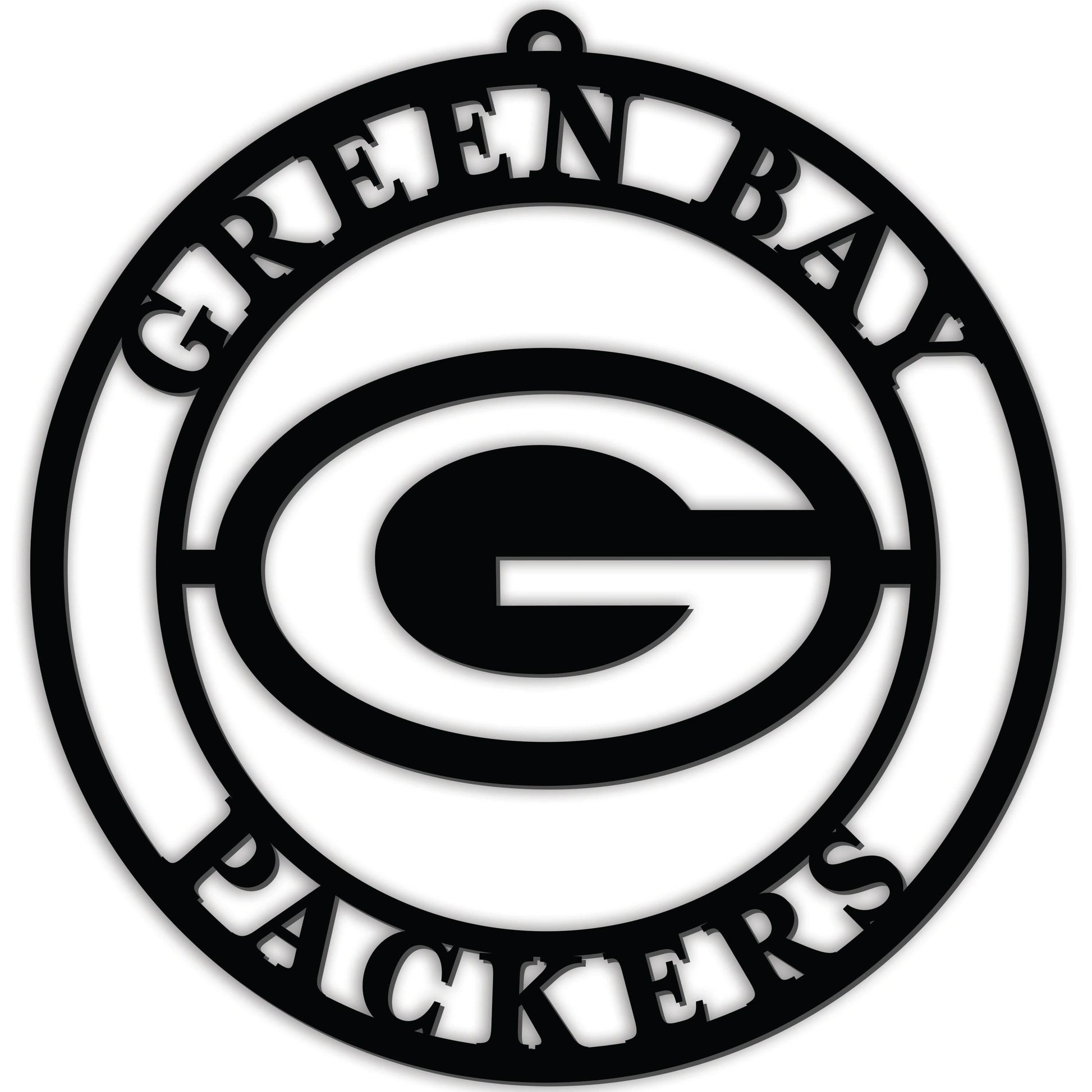 Green Bay Packers Door Hanger Sign 16 Inch Diameter - ToylandEU