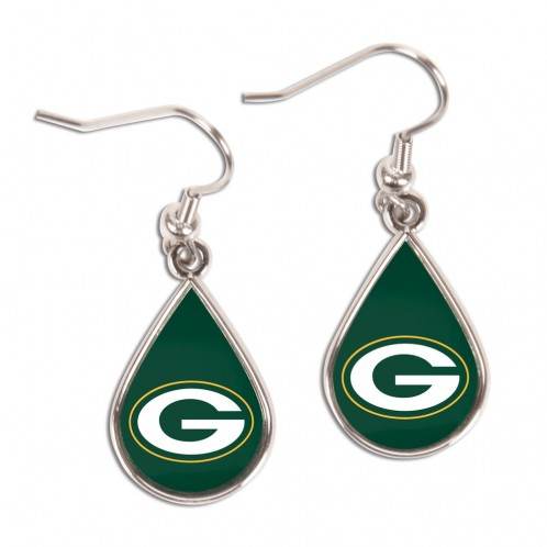 Green Bay Packers Earrings Tear Drop Style Special Order - ToylandEU