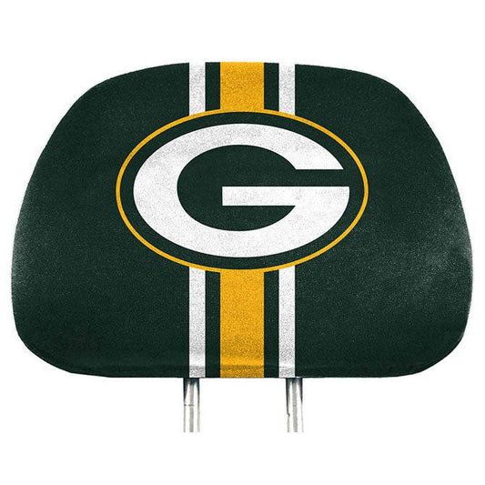 Green Bay Packers Headrest Covers Full Printed Team Logo - ToylandEU