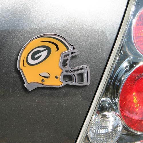 Green Bay Packers Helmet Auto Emblem Official Licensed Car - ToylandEU