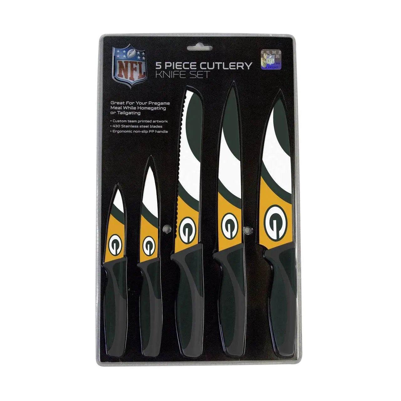  Green Bay Packers Knife Set 5 Pack Kitchen Tools For Home -  ToylandEU™