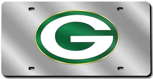  Green Bay Packers License Plate Laser Cut Silver -  ToylandEU™