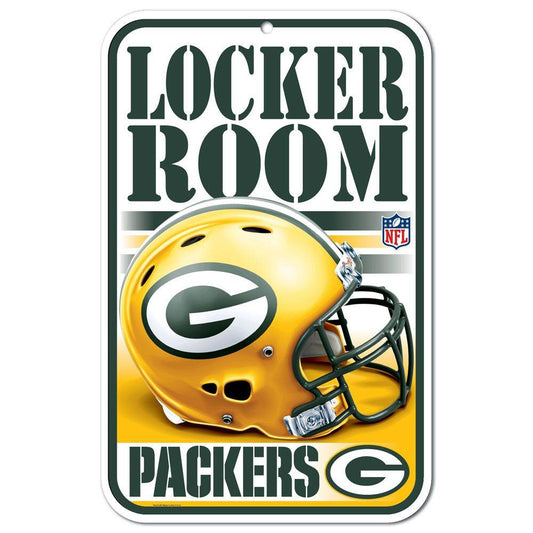 Green Bay Packers Locker Room Sign 11x17 Plastic Sign - ToylandEU