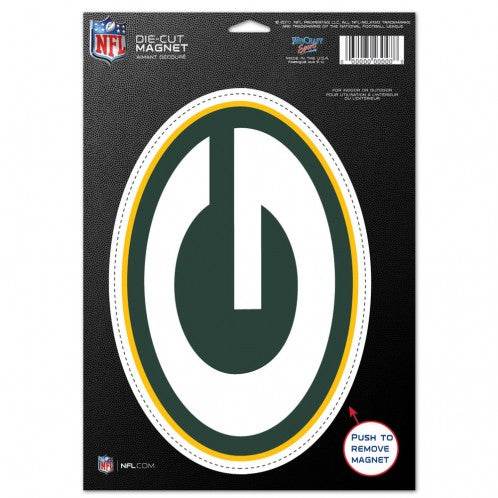 Green Bay Packers Magnet Die Cut Logo Design Special Order - ToylandEU
