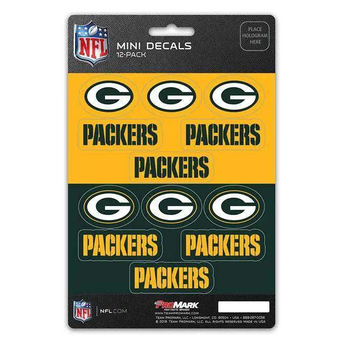  Green Bay Packers Mini Decal Set 12 Pack Premium Vinyl -  ToylandEU™