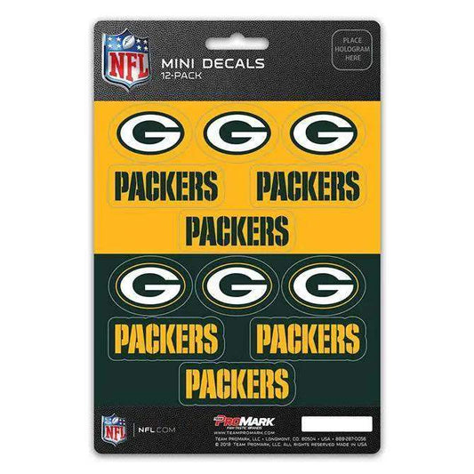  Green Bay Packers Mini Decal Set 12 Pack Premium Vinyl -  ToylandEU™