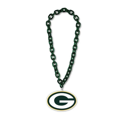  Green Bay Packers Necklace Big Chain Foam Logo 38 Inch -  ToylandEU™