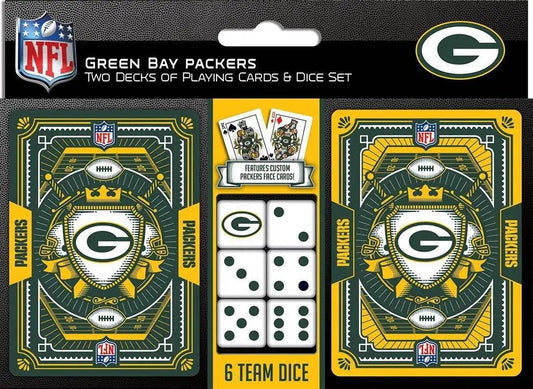  Green Bay Packers Official Playing Cards and Dice Set -  ToylandEU™