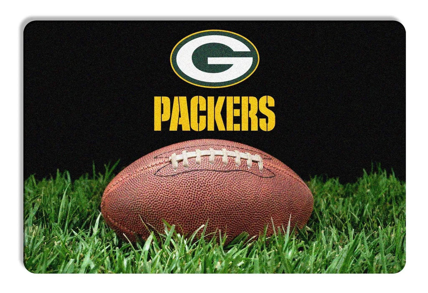 Green Bay Packers Pet Bowl Mat Classic Football Size Large - ToylandEU
