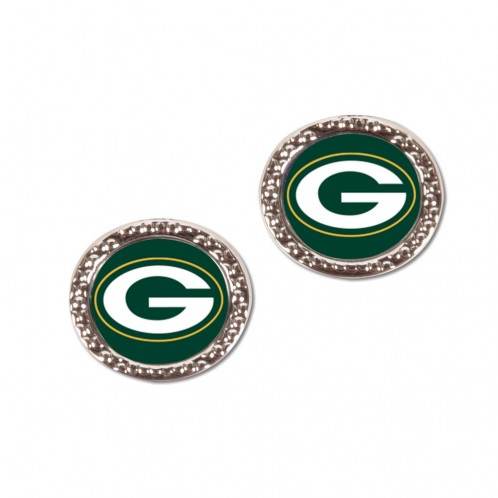 Green Bay Packers Post Style Earrings Officially Licensed - ToylandEU