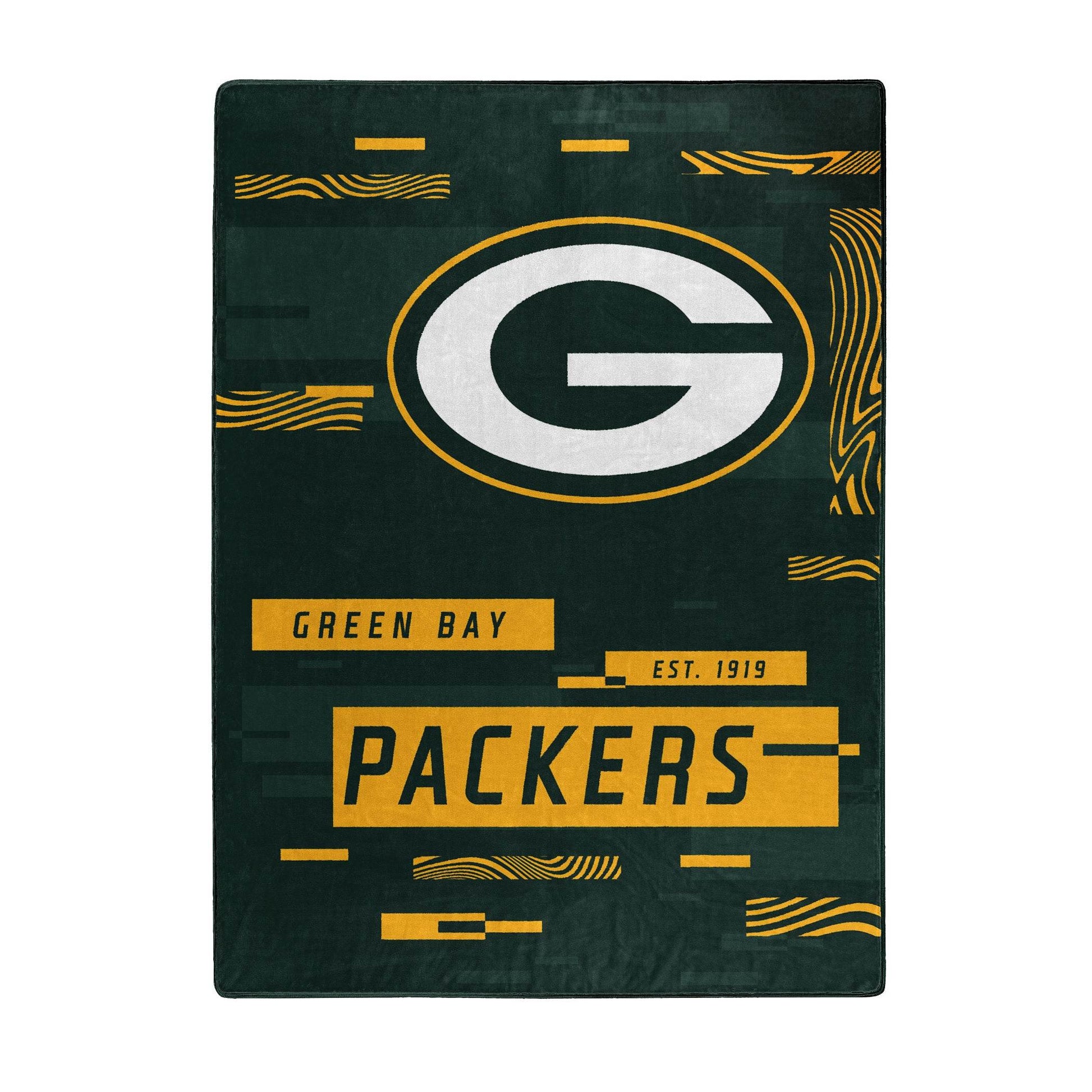 Green Bay Packers Raschel Throw Blanket 60x80 Pattern - ToylandEU