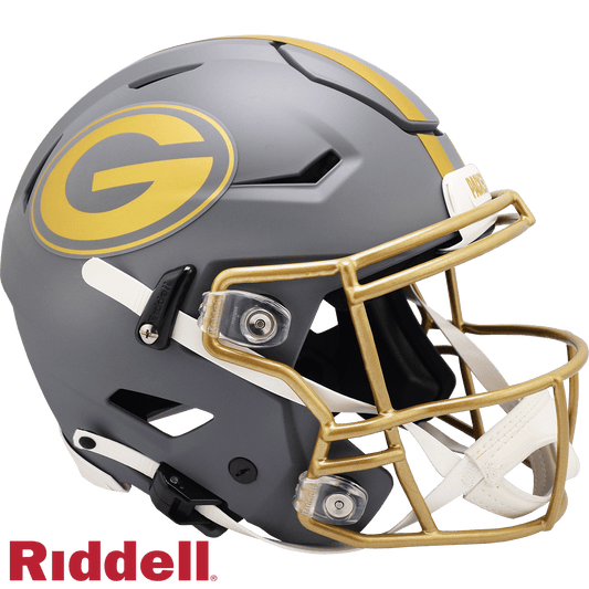 Green Bay Packers Riddell Authentic SpeedFlex Slate Helmet - ToylandEU