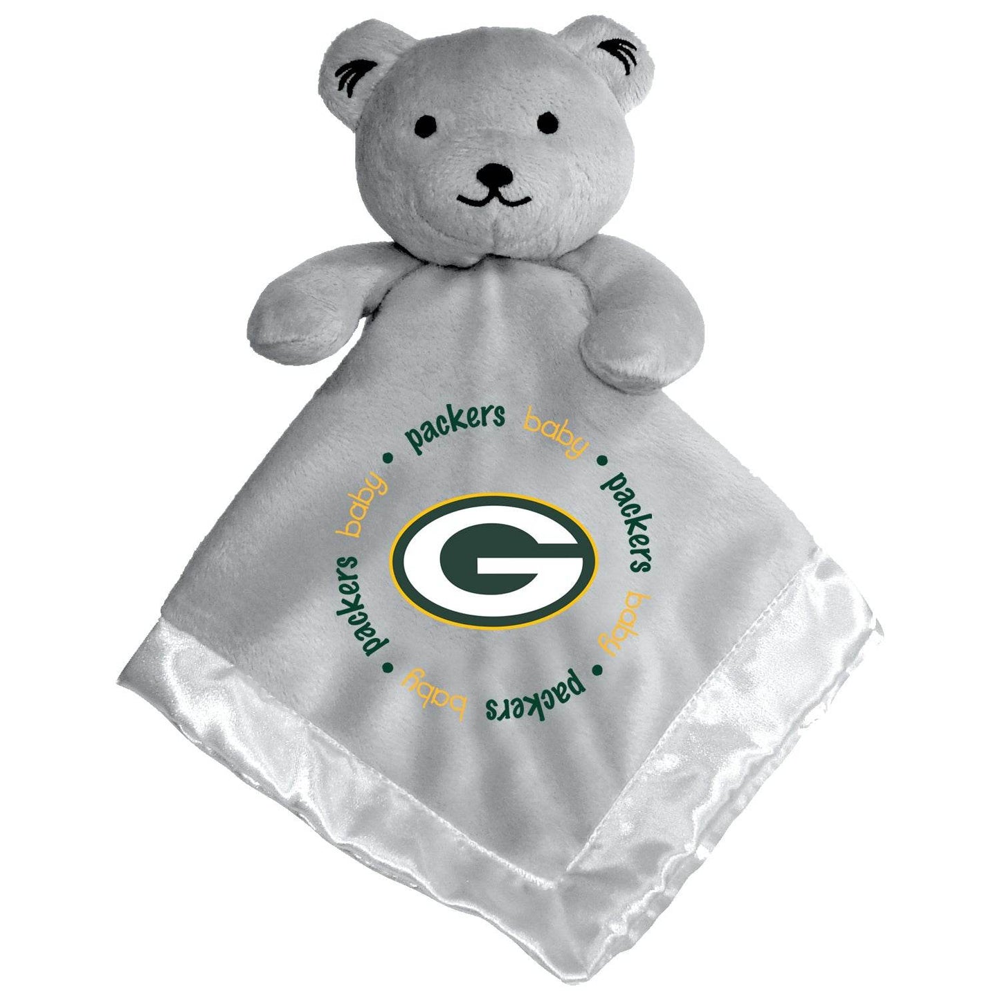 Green Bay Packers Security Bear Gray Plush Toy Embroidered - ToylandEU