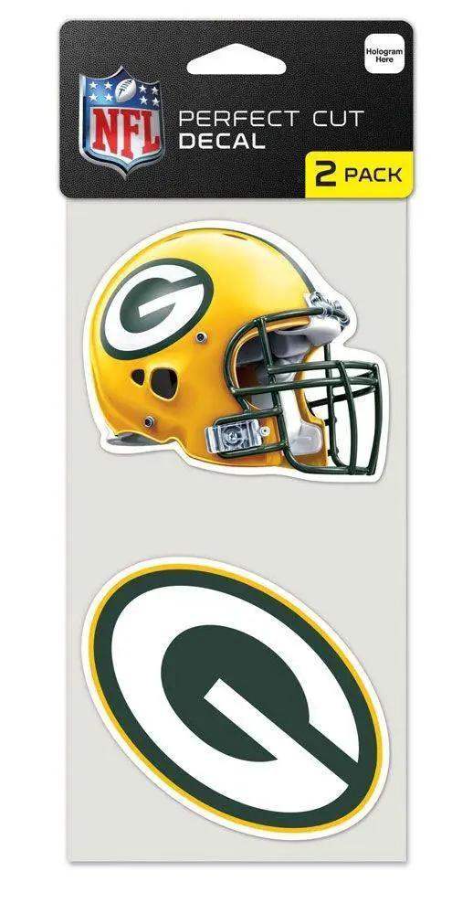 Green Bay Packers Set of 2 Die Cut Decals - ToylandEU