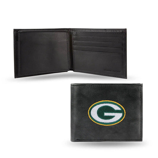  Green Bay Packers Wallet Billfold Leather Embroidered Black -  ToylandEU™