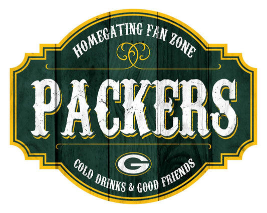 Green Bay Packers Wood Sign 12 Inch Homegating Tavern Decor - ToylandEU