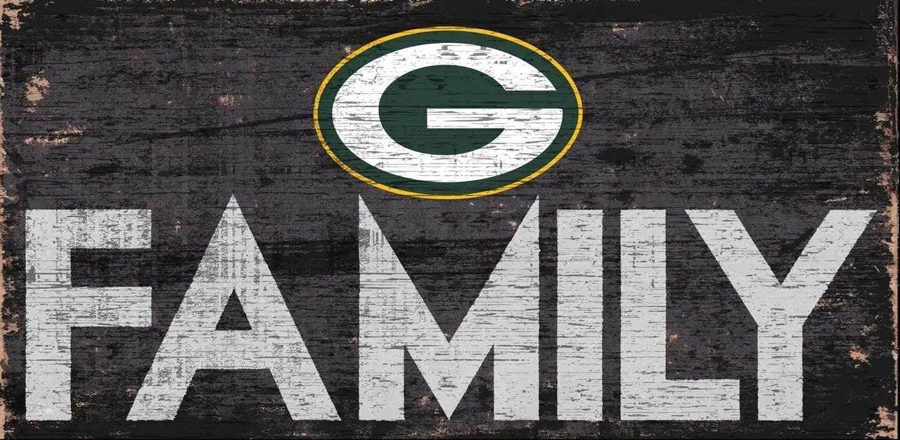  Green Bay Packers Wood Sign 12x6 Family Design Hanging Rope -  ToylandEU™